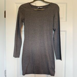 H&M Charcoal Long Sleeve Dress